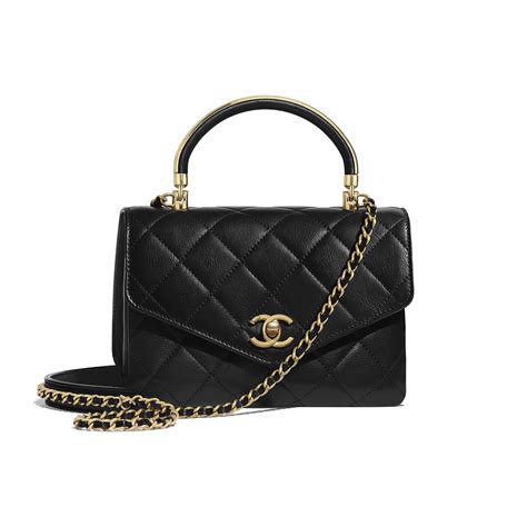 handle bag chanel|Chanel top handle bag small.